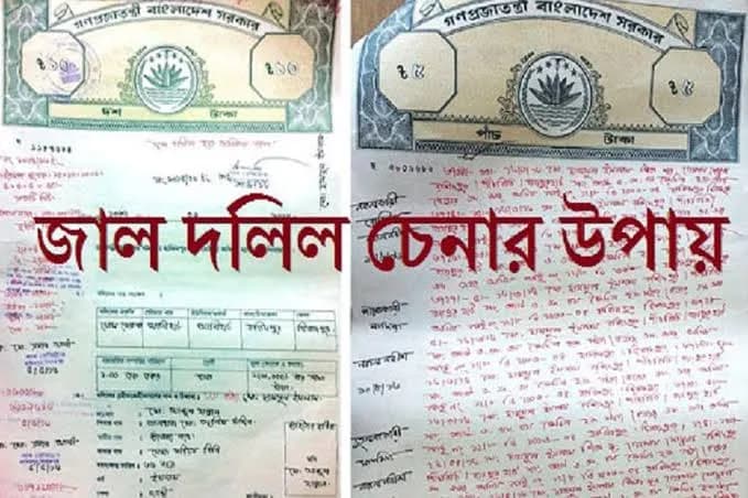জাল দলিল চেনার ৯ উপায়